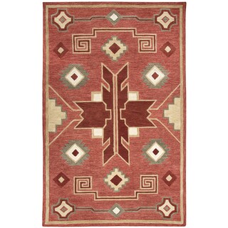 2 round rug loom voyage mesa red southwesttribal shag area rug 18 2 2 round rugs for less find great home decor 2 round rug loom voyage mesa red southwesttribal shag area rug 18 2 2 round rugs for less find great home decor